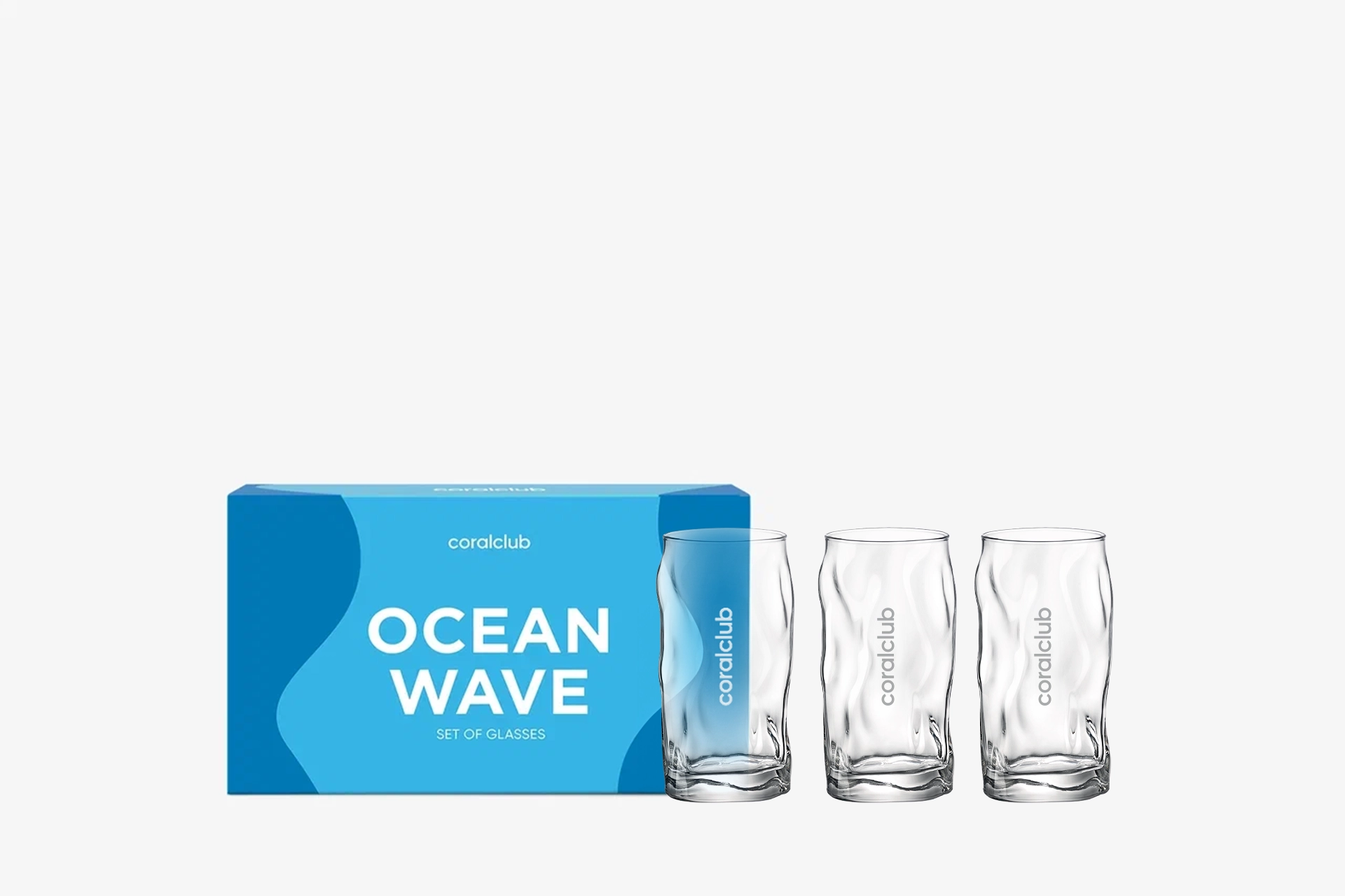 OCEAN WAVE sada skleniček