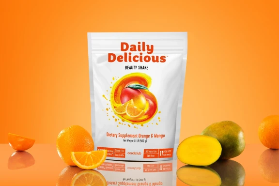 Daily Delicious Beauty Shake s příchutí pomeranč-mango (211800)